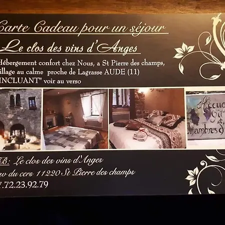 Bed & Breakfast D'hote Au Jardin Le Clos Des Vins D'anges Saint-Pierre-des-Champs