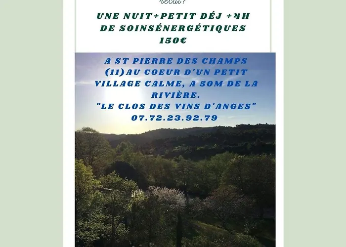 D'hote Au Jardin Le Clos Des Vins D'anges