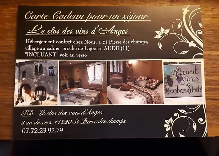 Bed and breakfast D'hote Au Jardin Le Clos Des Vins D'anges Saint-Pierre-des-Champs